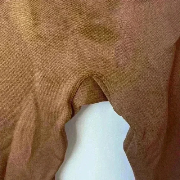 Set active brown seamless leggings size small athletic athleisure minimalistic - Picture 5 of 7